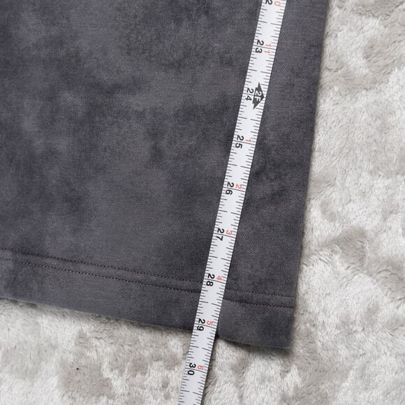 Fabletics Cozy Fleece Gray Tie Dye 1/2 Zip Sweatshirt XL Pants S Matching Set - Picture 10 of 16